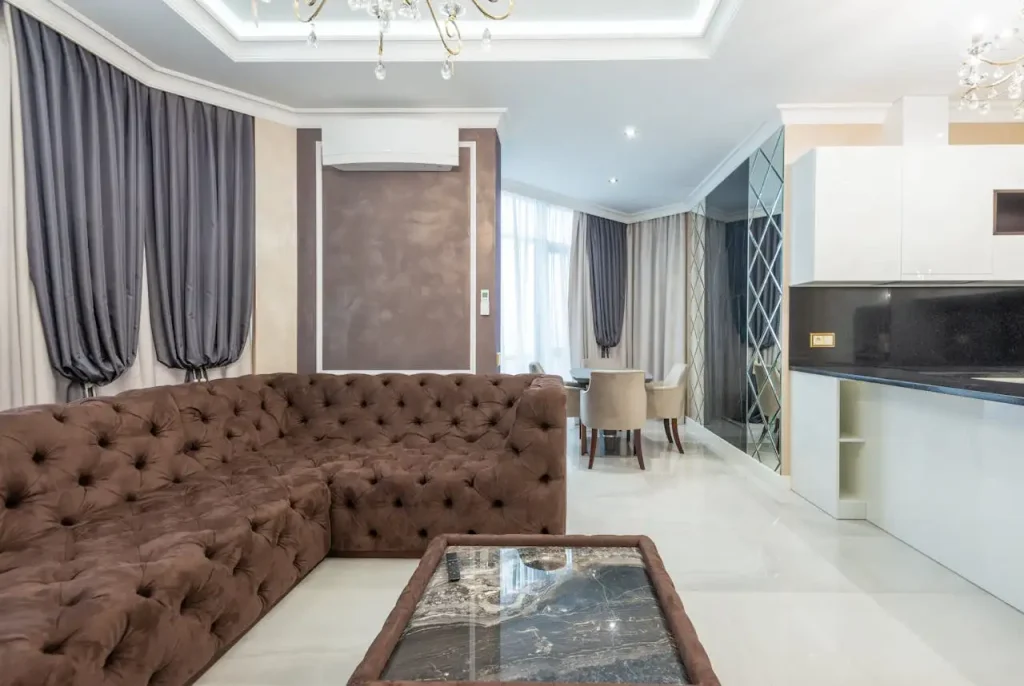 Chesterfield Couchgarnitur kaufen Hamburg mit großer Chesterfield Wohnlandschaft