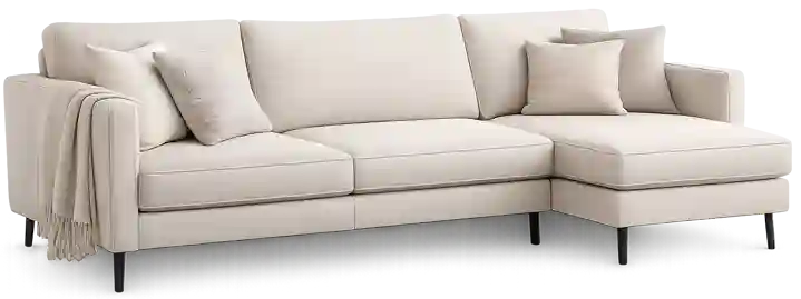 Modernes Sofa in Hamburg mit klaren Linien und zeitlosem Design bei Möbel Plaza